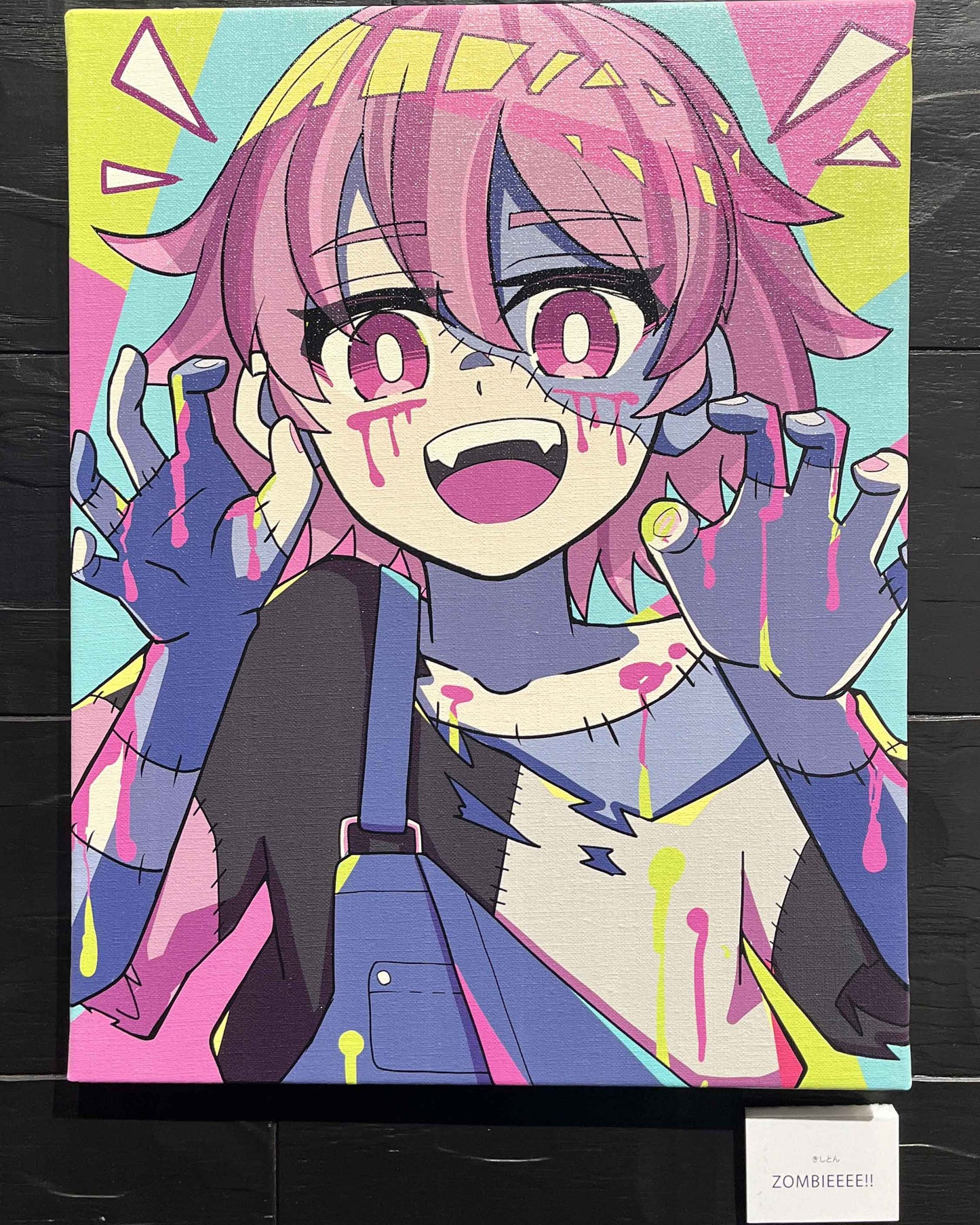 【限定10点】F6キャンバスアート「ZOMBIEEEE!!」