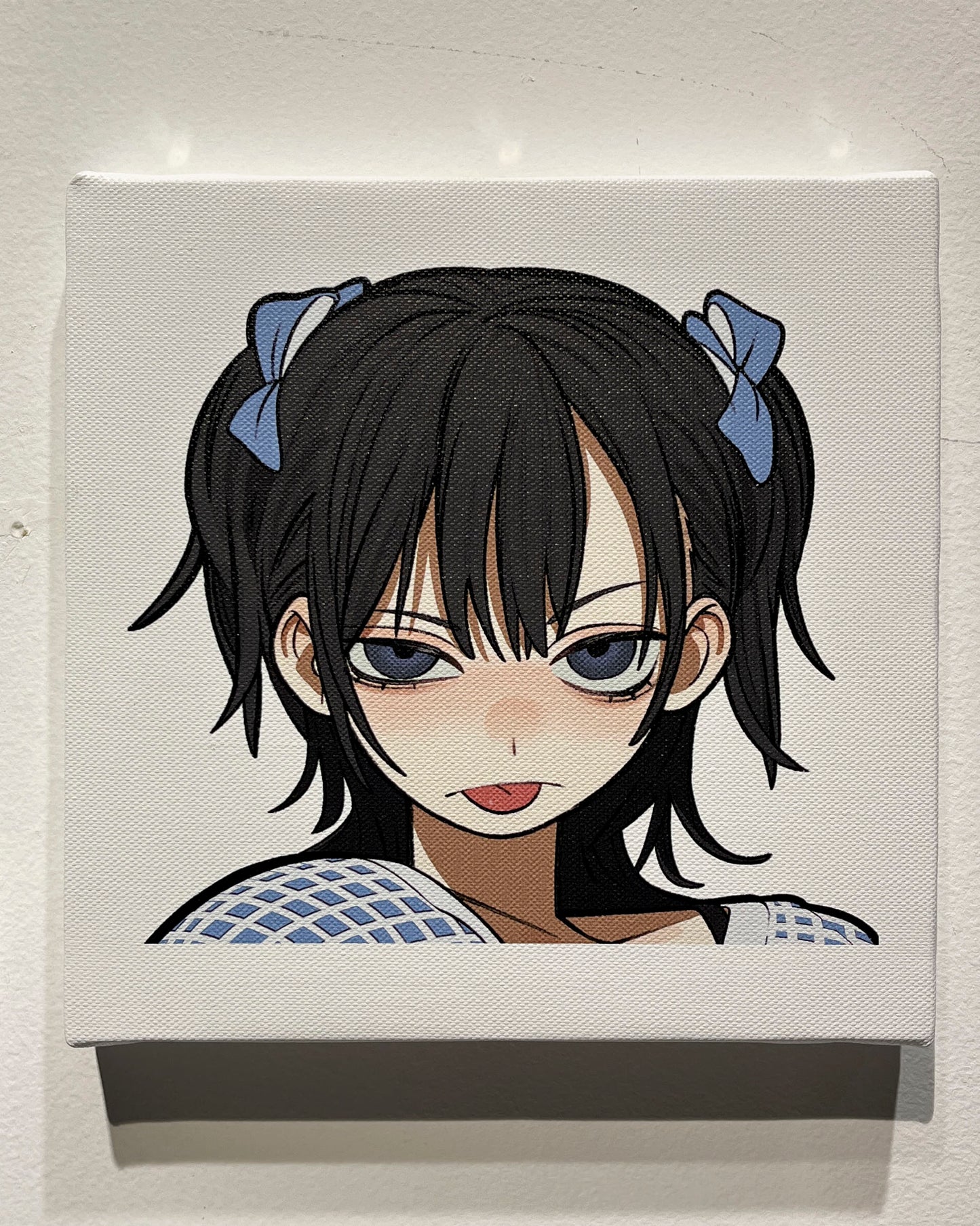 キャンバスアート「馨くんがべーってしてるよ」