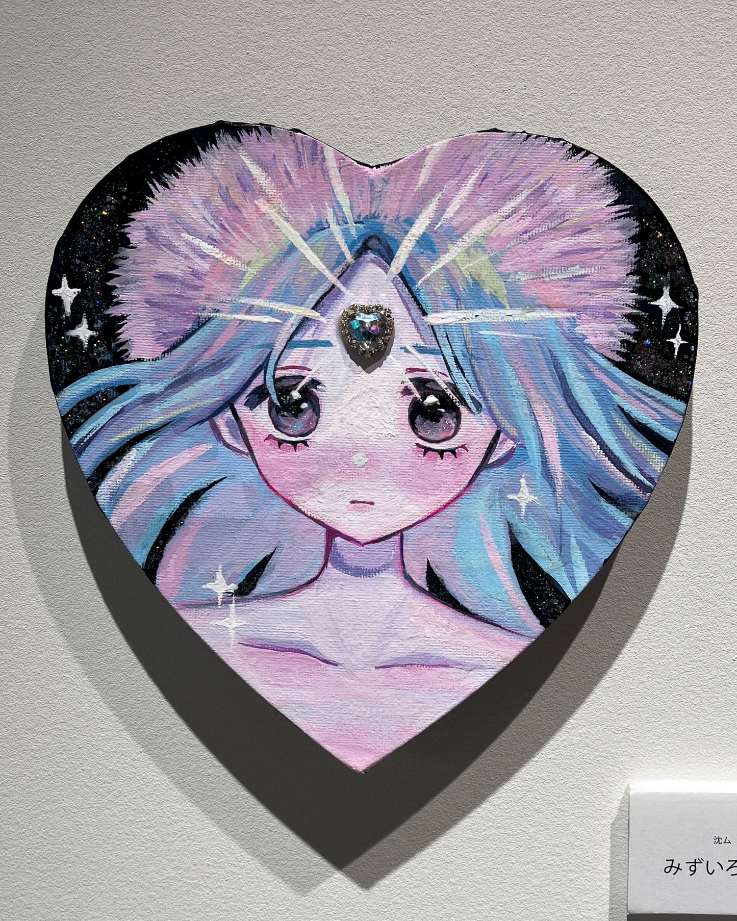 【限定1点】キャンバスアート「みずいろの君」