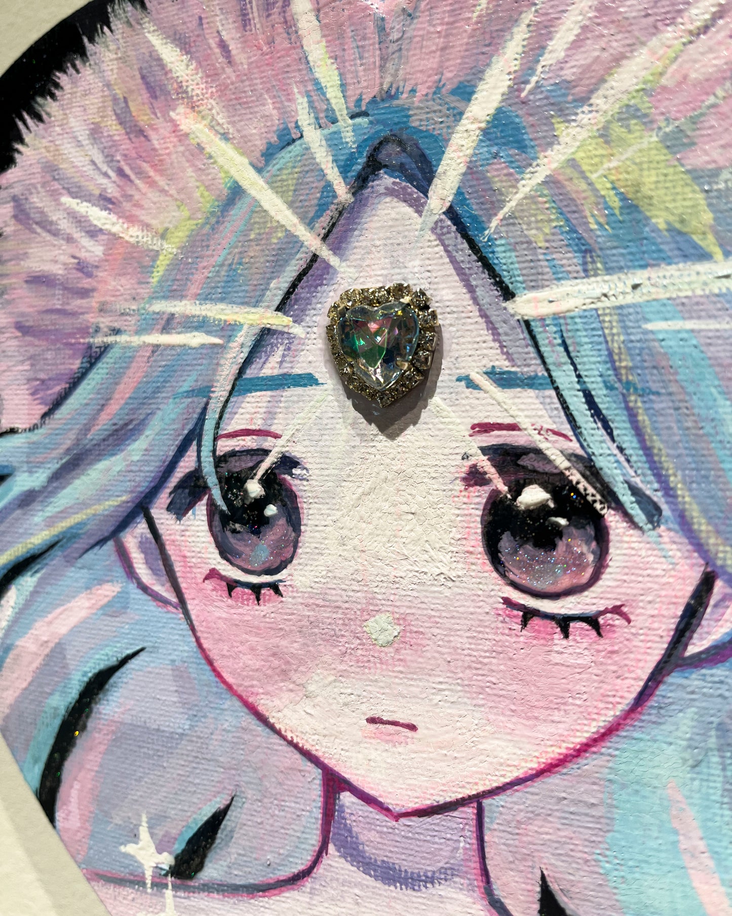 【限定1点】キャンバスアート「みずいろの君」